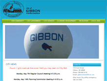 Tablet Screenshot of cityofgibbon.org